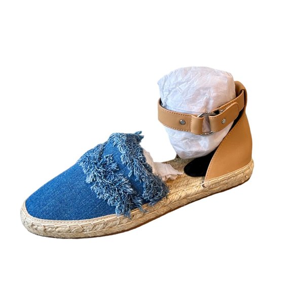 NIB REBECCA MINKOFF VICKY EMBROIDERED ESPADRILLE FLATS - Picture 1 of 8